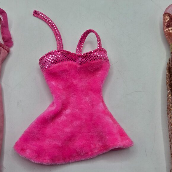Barbie Doll Dress Lot - 6-Piece Mixed Styles & Patterns - Picture 7 of 10